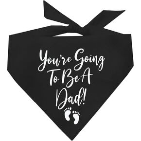 You're Going to Be A Dad Baby Announcement Dog Bandana (Royal, OS 580)