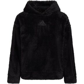 adidas Girl's Cozy Sherpa Hood Pullover (Big Kids)