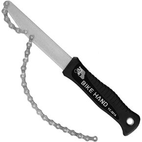 BIKE HAND Compatible with Shimano Sram Freewheel Turner Install Removal Chain Whip Tool Kit - Cassette Remover - MTB Road 8 9 10 11 Speed