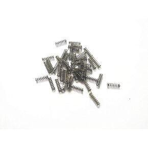 XJSXZC Stainless Steel Compression Springs Silver Tone 0.5x3x10mm 40 Pcs