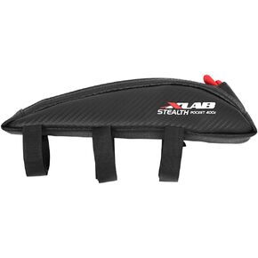 XLAB Stealth Pocket 400 C – Strap Mounted Aerodynamic Top Tube Bag for Triathlon and Gravel Bikes