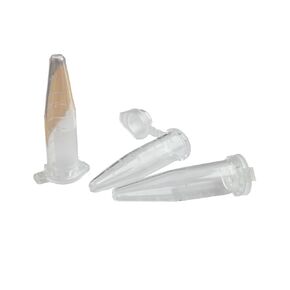 100 Piece 1.5 ml Microcentrifuge Tube Graduated Holder Vial Tiny Container with Snap Cap, Clear EP Tube for Scienific Laboratory or Tiny Seeds Pollen Liquid Storage