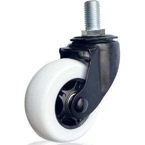 Complete Caster Wheel Premium Reliable Replacement for Razor Crazy Cart - 76mm x 30mm, Perfect Fit, Easy Installation, Compatible with Crazy Cart, Crazy Cart XL, Drift,CC & DLX. Part NO W25143461058.