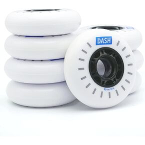 Dash 80mm 87a Replacement Wheels for Rollerblade, K2, Powerslide Inline Skates