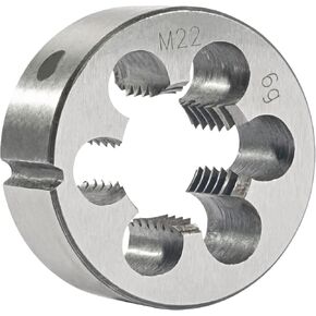 M22 x 2.5 Metric Round Die, Machine Thread Die M22 X 2.5mm Right Hand
