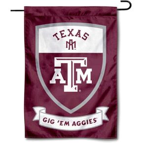 Texas A&M Aggies Shield Garden Flag
