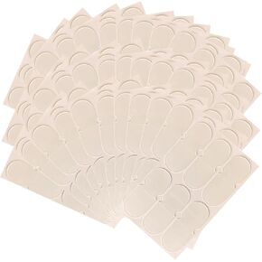 60pcs Correction Stickers Behind Ear Corrector Cauliflower Ear Magnet Eustachian Tube Unclogger Transparent Ear Clean Ear Tape Miss Ears Earring White