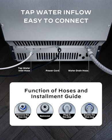 Silonn Commercial Ice Maker, Creates 150lbs in 24H, 33lbs Ice Storage Capacity, Stainless Steel Freestanding Ice Maker Machine with Auto Self-Cleaning for Home Office Bar Parties (SLIM12T) in Kuwait