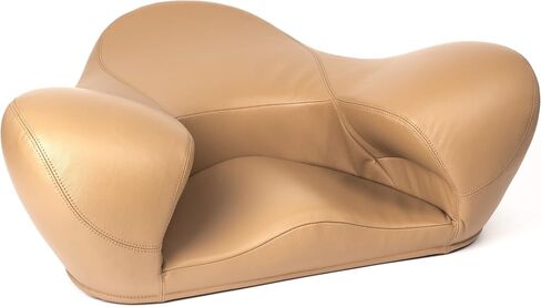Alexia Meditation Seat "Ergonimically Correct for the Human Physiology" Zen Yoga Ergonomic Chairs Foam Cushion Home or Office (Black - Vegan Leather) in Saudi Arabia