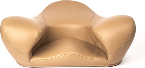 Alexia Meditation Seat "Ergonimically Correct for the Human Physiology" Zen Yoga Ergonomic Chairs Foam Cushion Home or Office (Black - Vegan Leather) in Saudi Arabia