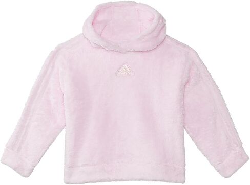 adidas Girl's Cozy Sherpa Hood Pullover (Big Kids) in Saudi Arabia
