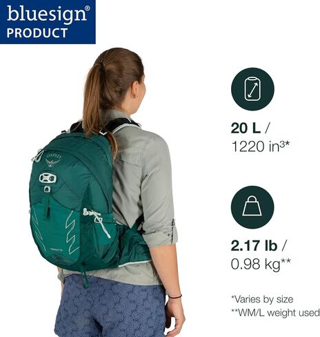 Osprey Tempest 20L Women's Hiking Backpack with Hipbelt, Stealth Black, WM/L in Saudi Arabia