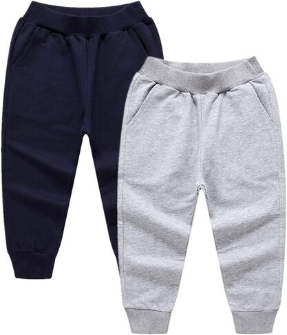 Boys' Athletic Pants Baby and Toddler Unisex Cotton Trousers in Kuwait