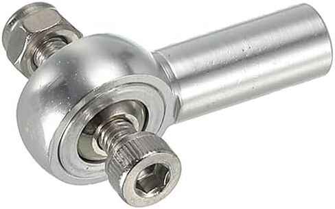 MECCANIXITY قضيب ملولب بالكامل M3 x 250mm 304 خيوط من الفولاذ المقاوم للصدأ لليد اليمنى مع نهاية قضيب M3 فضية اللون 4 قطع in Saudi Arabia