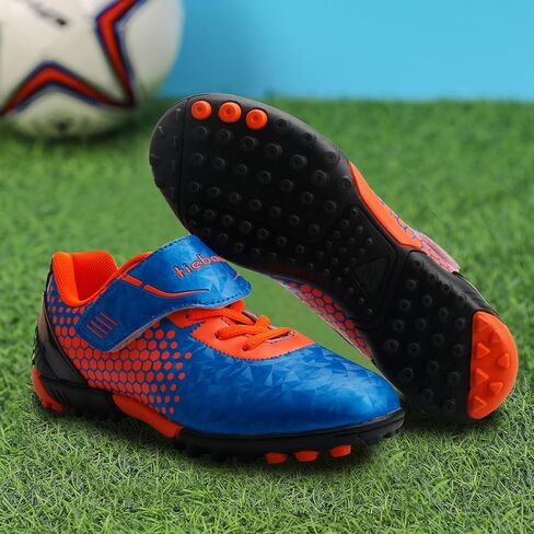 Kids Soccer Shoes Turf Outdoor Boys Girls TF Football Little Big Child Soccer Cleats in Saudi Arabia