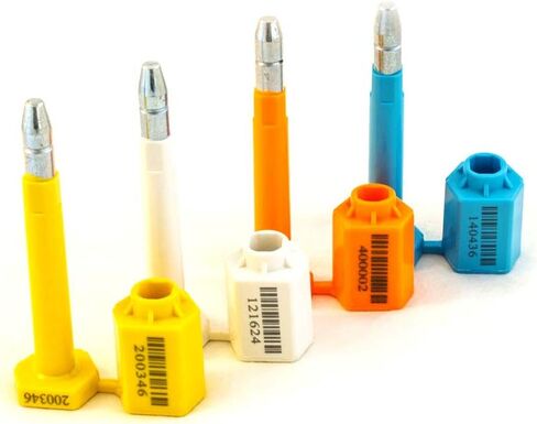 ISO 17712 and C-TPAT Certified High Security Bolt Seals Sequentially Numbered for Cargo Containers, Trucks, Railways, Wagons, and Trailers in Saudi Arabia