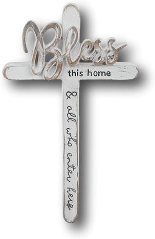 صليب خشبي صغير لديكور المنزل من جيرسون (7 بوصة بارك هذا المنزل) in Kuwait