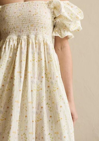 لا شيء يناسب ولكن فستان حمل كيري مصنوع من القطن 100% للنساء، فستان حمل طويل كاجوال مزين بالزهور لحفلات استقبال المولود الجديد in Kuwait