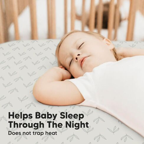 ملاءات سرير الأطفال من KeaBabies مكونة من قطعتين للأولاد والبنات، مقاس 52x28 ملائمة (نقش) | الفسكوز المشتق من الخيزران، ملاءات سرير الأطفال الصغار محايدة، ملاءة مرتبة مناسبة لسرير الأطفال القياسي، ناعمة ومريحة in Kuwait