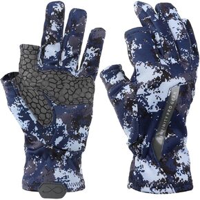 Fishing Gloves for Men or Women, FinFinity Fishing Gloves with Warm Neoprene Design, Elastic with No Break Stitching, Long Lasting, & Silicone Grip