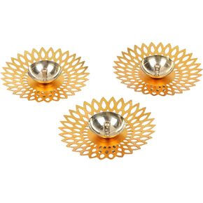 Handmade Brass Diya Oil Lamp Akhand Diya for Worship and Diwali Lightning Traditional Home and Office Decor Gift