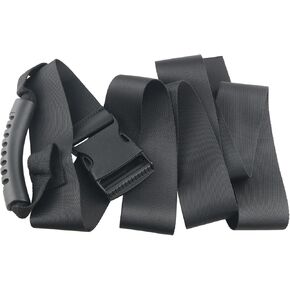 with Handle Box Moving Strap One-Line Portable Carton Packing Strap Heavy Duty Strapping Moving Carrying Strap Portable Strapping Moving Magic Adjustable Strap for Mobile Black