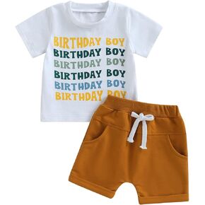 FYBITBO Mamas Boy Baby Clothes Newborn Boys Summer Outfits Cute Short Sleeve Tops Tshirt Toddler Infant Boy Shorts Set