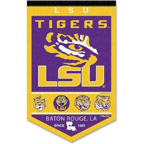 College Flags & Banners Co. - Louisiana State LSU Tigers Heritage History Banner Pennant