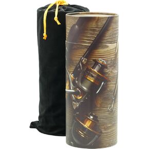 Casket Depot Memorial Collection Scattering Tube, Biodegradable Urn for Scattering Ashes, Eco Urn: Gone Fishing (Mini Memento Size Holds Up 35 Cubic Inches) in Saudi Arabia