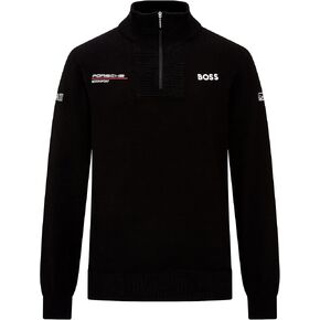 سترة محبوكة لفريق بورشه موتورسبورت باللون الأسود in Kuwait