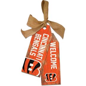 Fan Creations NFL Cincinnati Bengals Unisex Cincinnati Bengals Team Tags, Team Color, 12 inch, (N0927-CIN)