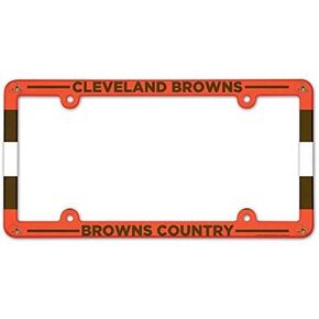 NFL Cleveland Browns LIC Plate Frame Full Color