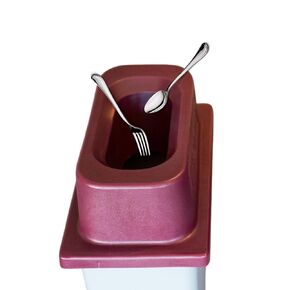 San Jamar KA3244 Katchall Rugged Round Retriever for 32 and 44 Gallon Waste Cans, Red
