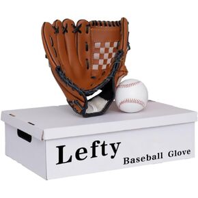 Left Handed Baseball Glove, Left Handed T Ball Glove for Lefty, Left Hand Throw Only. T-ball & Youth Baseball Gloves.