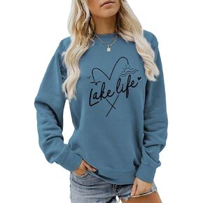 Women's LAKE LIFE Sweatshirt - A Must-Have for Lake Lovers!