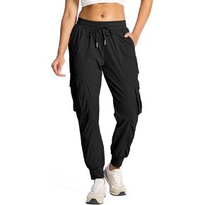 smawell Women Cargo Hiking Pants Lightweight Travel Joggers for Women Summer