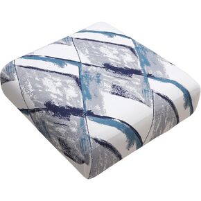 Sofa Cushion Covers, Stretch Printed Seat Cushion Protector Sofa Couch Cushion Cover Couch Seat Slipcovers Washable Furniture Protector (Green, 3)