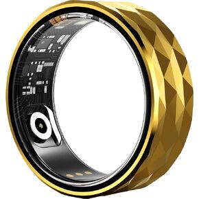 Smart Rings for Men Women Fitness Ring Heart Rate Monitor Sleep Tracker Health Ring Pedometer Calories Step Counter IP68 Waterproof Fitness Tracker for Android iOS Phones