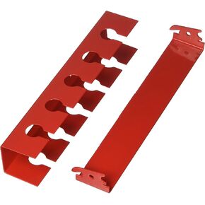 Wall Control Pegboard Slotted Tool Holder Bracket Slotted Metal Pegboard Accessory for Wall Control Pegboard and Slotted Tool Board – White