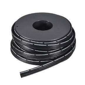 MECCANIXITY 26AWG Ribbon Cable Silicone Wire 4Pin 26 Gauge Ribbon Wire Flat Silicone Cable 1.5m/5ft Black Stranded Tinned Copper Wire