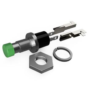 INTERACTIVIA - Solder-Free Miniature Momentary Push Button Switches SPST … (+12 Pack N.O. Multicolor Off-(ON) RGBYKW)