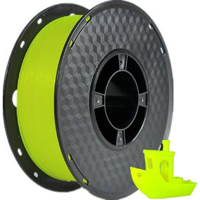 PLA+ Filament 1.75mm, PLA Plus 3D Printer Filament, RANKI PLA Filament Pro, Dimensional Accuracy +/- 0.03mm, 1kg Spool(2.2lbs), Fluorescent Yellow in Saudi Arabia