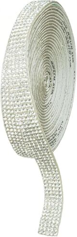 3 Yards Crystal Black Self Adhesive Rhinestone Strips K9 Glass Diamond Jet Black Bling Glitter Rhinestone Ribbon Sticker Bling Wrap Roll for Crafts DIY Arts Crafting Car Phone Cake Decor in Kuwait