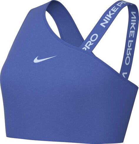 حمالة صدر رياضية غير متماثلة ذات دعم متوسط ​​للنساء من Nike (الولايات المتحدة، Alpha، XX-Large، عادي، عادي، Blue Joy/Blue Tint) in Saudi Arabia