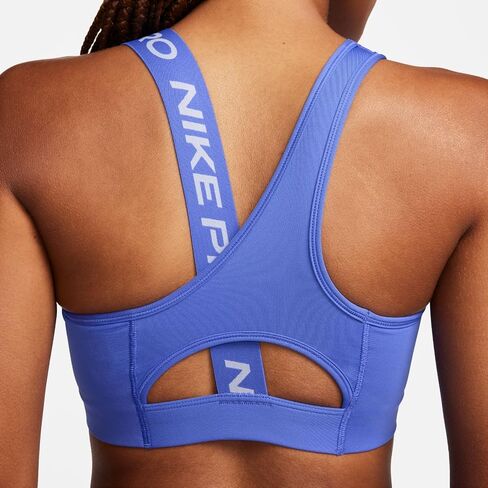 حمالة صدر رياضية غير متماثلة ذات دعم متوسط ​​للنساء من Nike (الولايات المتحدة، Alpha، XX-Large، عادي، عادي، Blue Joy/Blue Tint) in Saudi Arabia
