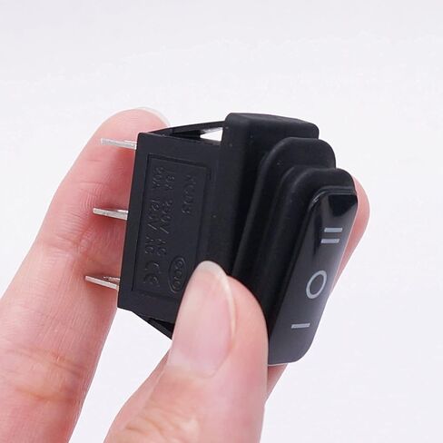 Weideer 4 قطعة مفتاح الروك مقاوم للماء تشغيل/إيقاف/تشغيل 3Pin 3 موقف SPDT التيار المتناوب 6A 250 فولت 10A 125 فولت قارب التبديل KCD3-103-W in Saudi Arabia