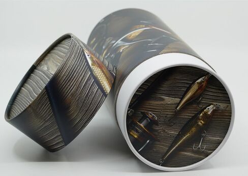Casket Depot Memorial Collection Scattering Tube, Biodegradable Urn for Scattering Ashes, Eco Urn: Gone Fishing (Mini Memento Size Holds Up 35 Cubic Inches) in Saudi Arabia
