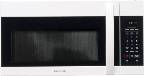 فرن ميكروويف فاربروير فوق النطاق، 1.7 قدم مكعب. قدم. - 1000 واط - إعادة تسخين تلقائي، طهي متعدد المراحل، ميزة الذوبان/التنعيم، قفل أمان للأطفال، شاشة LED - موفرة للمساحة وقوية - أبيض in Kuwait