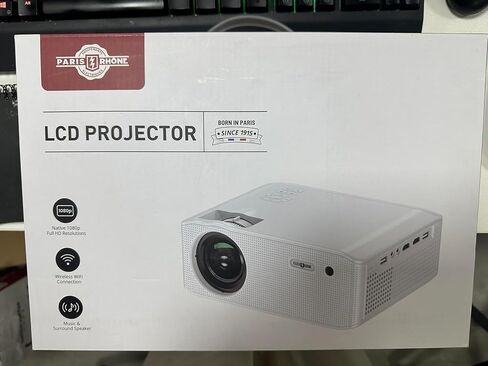 جهاز عرض ليزر Paris Rhône 4K UHD Ultra Short Throw Laser، تلفزيون ليزر UST مع شاشة 150 بوصة، 2000 ANSI Lumens، HDR 10، مكبرات صوت 2x25 واط مع DTS وDolby، MEMC، Active 3D، مسرح منزلي ذكي للأفلام in Kuwait