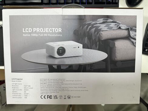 جهاز عرض ليزر Paris Rhône 4K UHD Ultra Short Throw Laser، تلفزيون ليزر UST مع شاشة 150 بوصة، 2000 ANSI Lumens، HDR 10، مكبرات صوت 2x25 واط مع DTS وDolby، MEMC، Active 3D، مسرح منزلي ذكي للأفلام in Kuwait